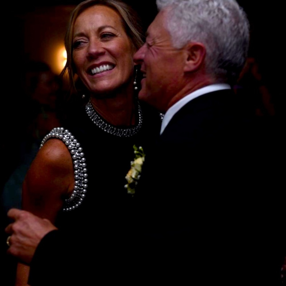 Black IEENA mermaid fit Nordstrom formal dress